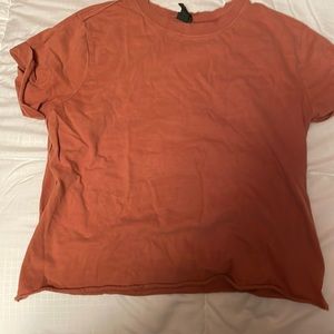 wild fable size xs burnt orange cropped top